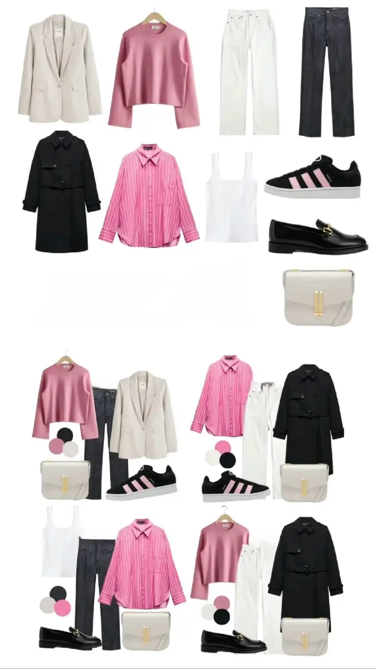 spring fashion capsule wardrobe 2026 The Power of Pink and Repeatability