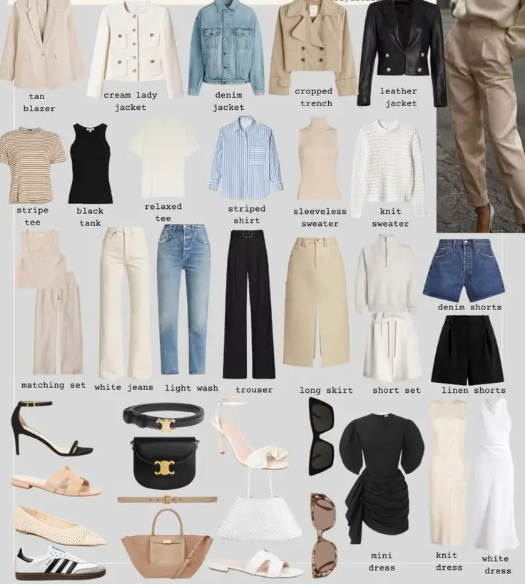 spring fashion capsule wardrobe 2026 Timeless With a Hint of Trend