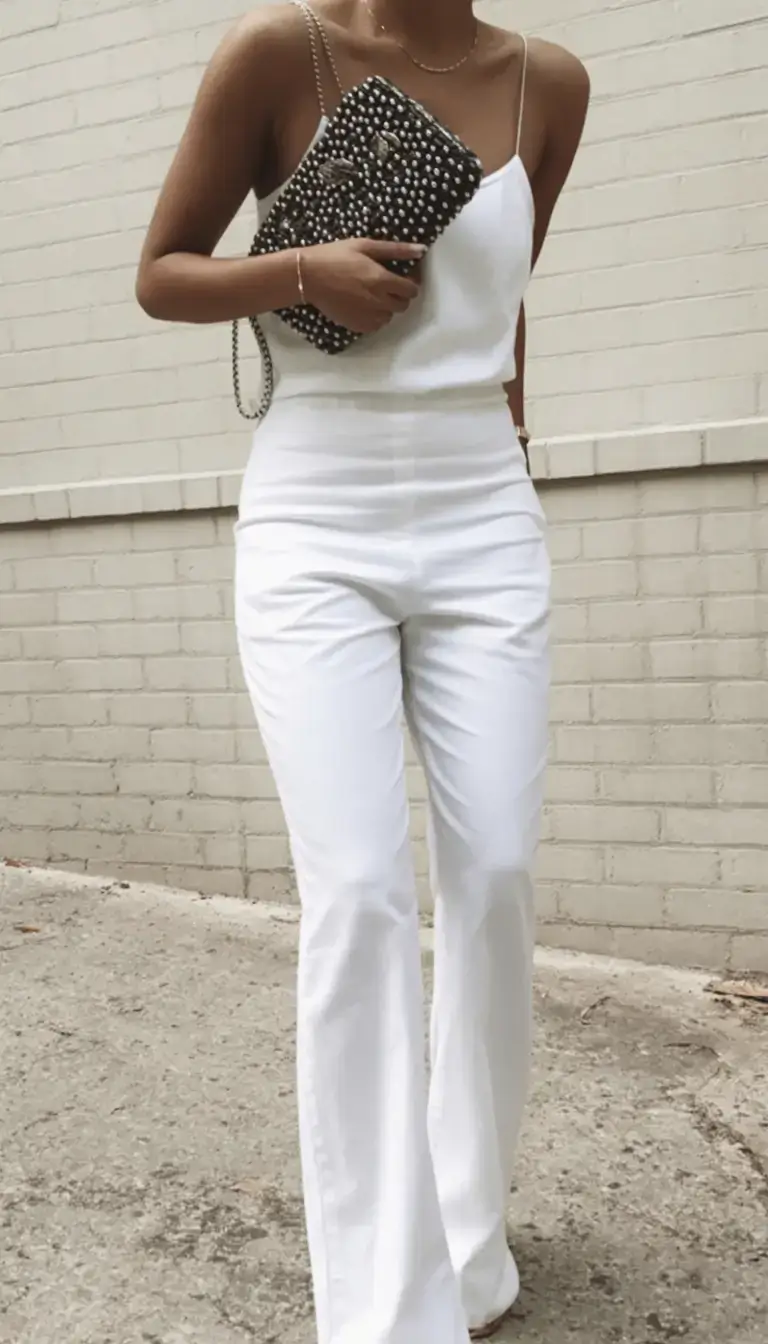 spring outfits 2026 Monochrome Elegance in All White