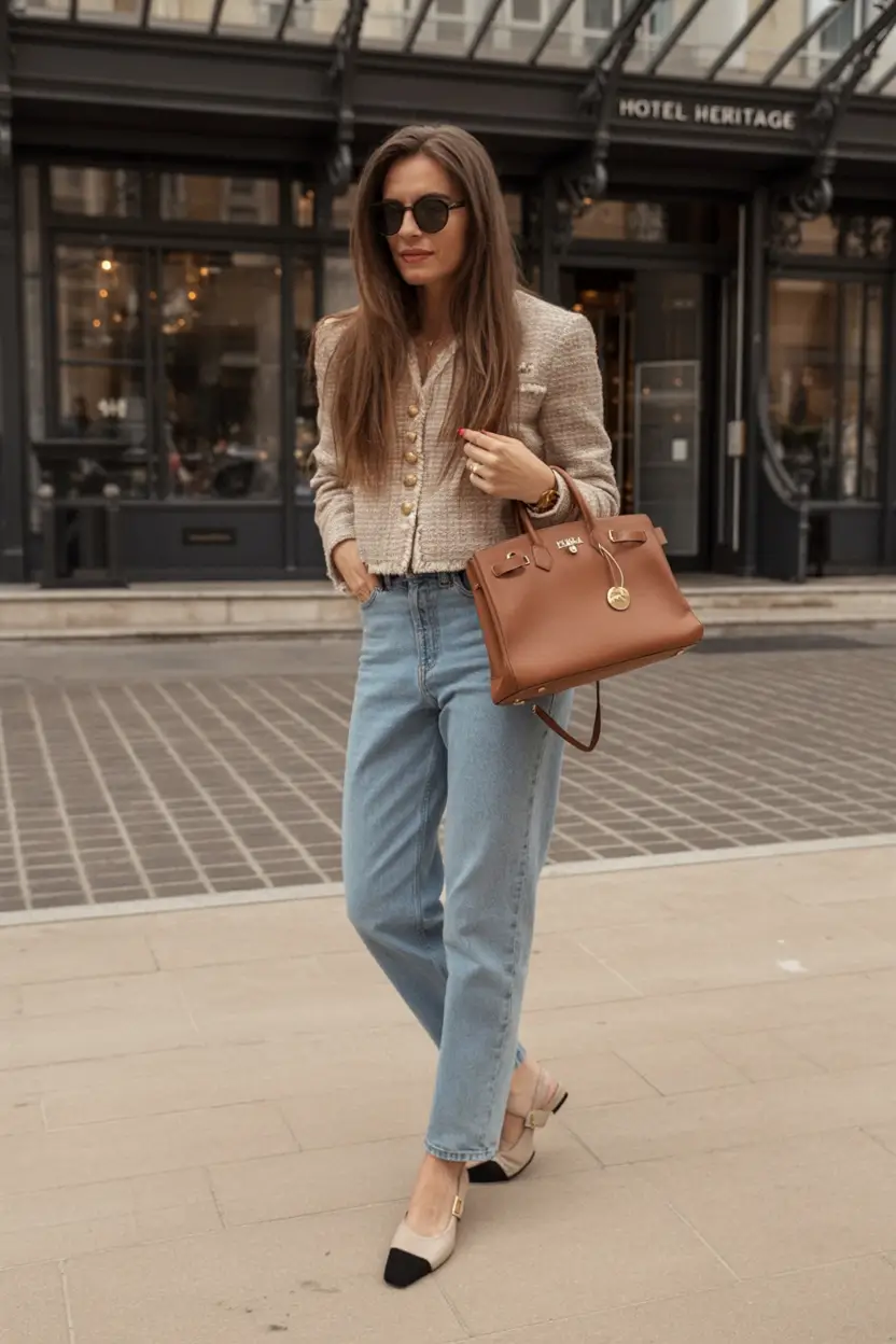 trendy spring style ideas 2026+Modern Jackie O With a Parisian Twist
