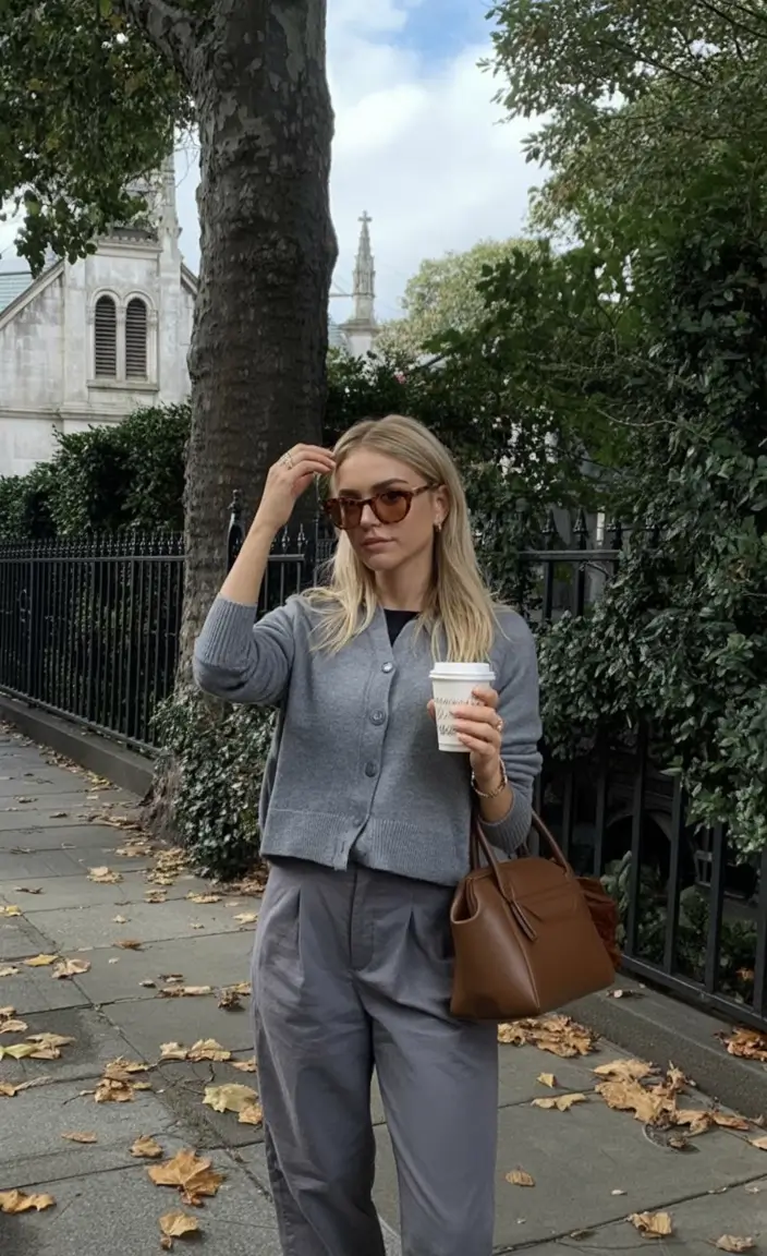 trendy spring style ideas 2026+Monochrome Greys: Cozy, Understated, Beautiful