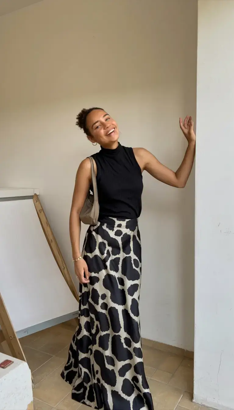 versatile spring skirt outfits 2026 Animal Print With a Smile