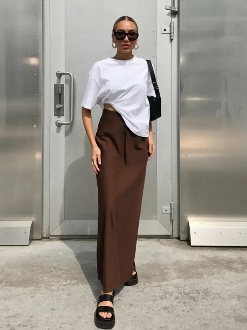 versatile spring skirt outfits 2026 Modern Minimalism Meets Retro Cool