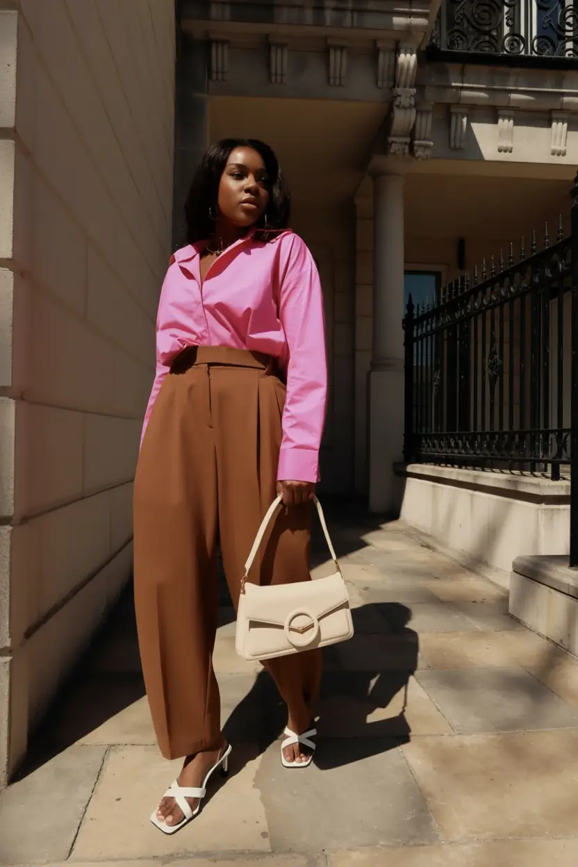 vibrant spring outfits for women over 30 2026+Cotton Candy & Caramel