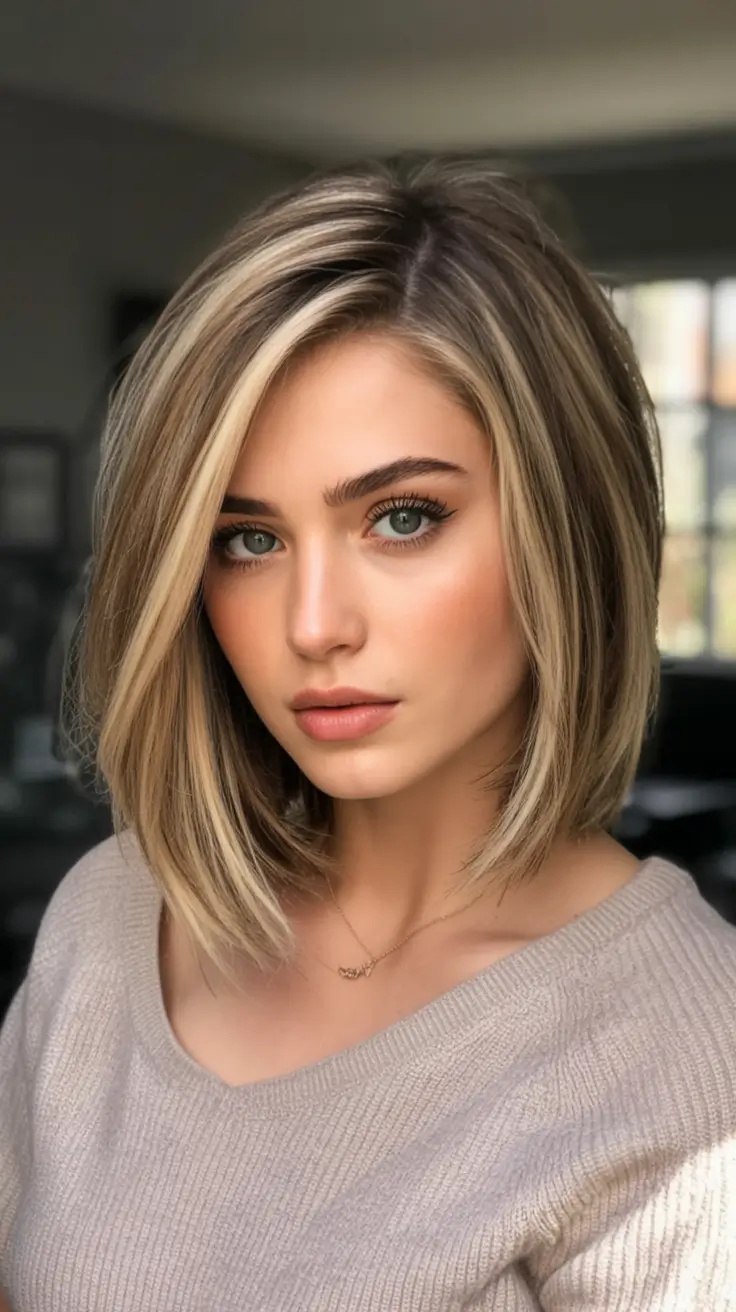 angled spring bob haircut ideas 2026 Face-Framing-Dimensional-Blonde-with-a-Relaxed-Angle