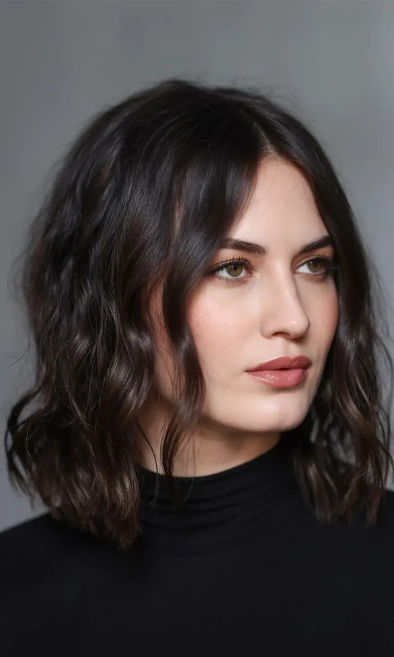 bold spring brown hair color for 2026+Minimalist Waves with Rooted Dimension