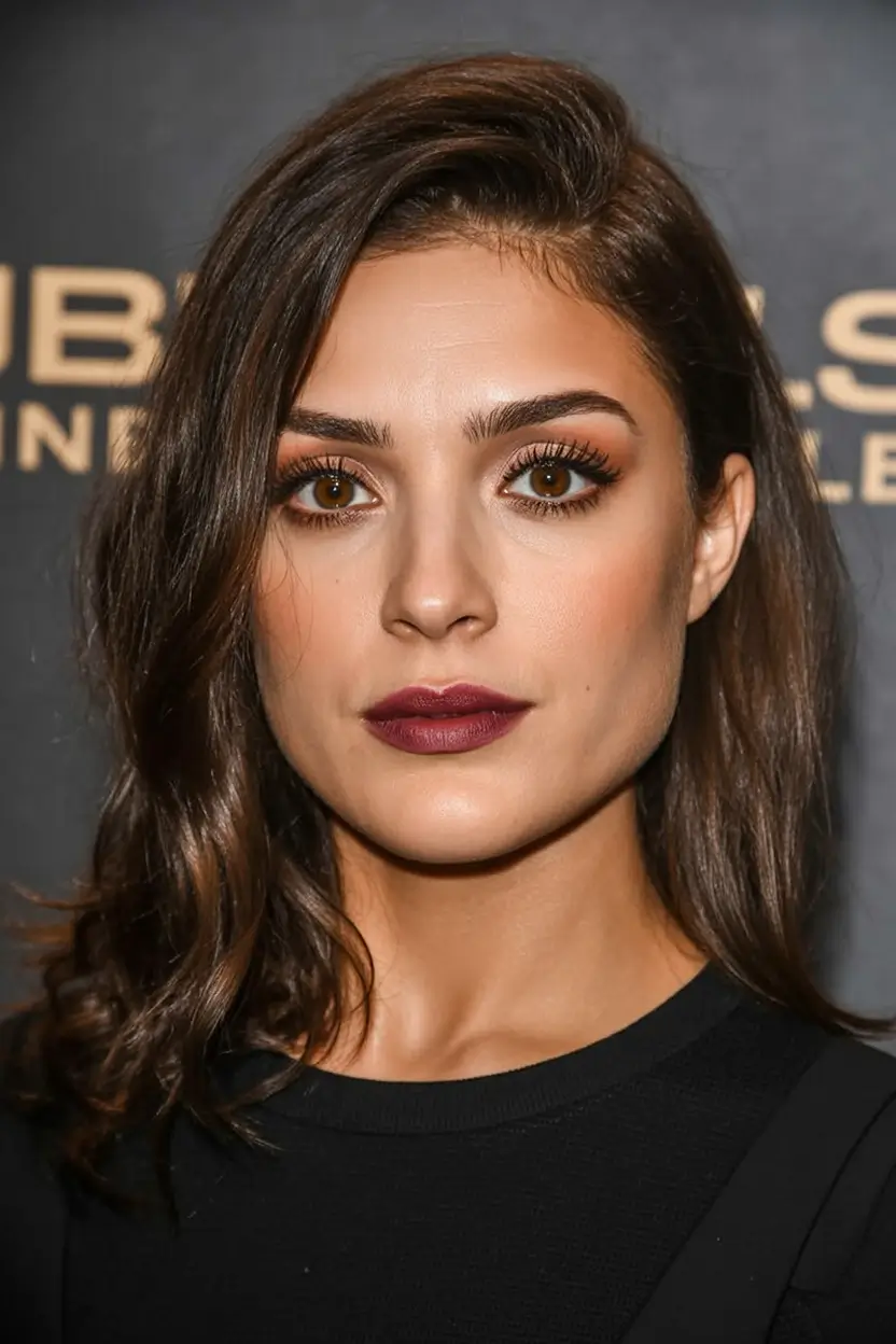 bold spring hair color for brown skin 2026 Rich Chocolate Sleekness with Polished Depth