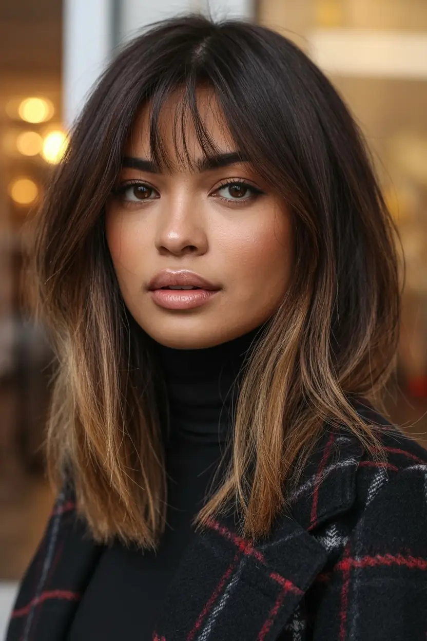 bold spring hair color for warm skin tone 2026 Rooted Honey Ombre with a Gentle Edge