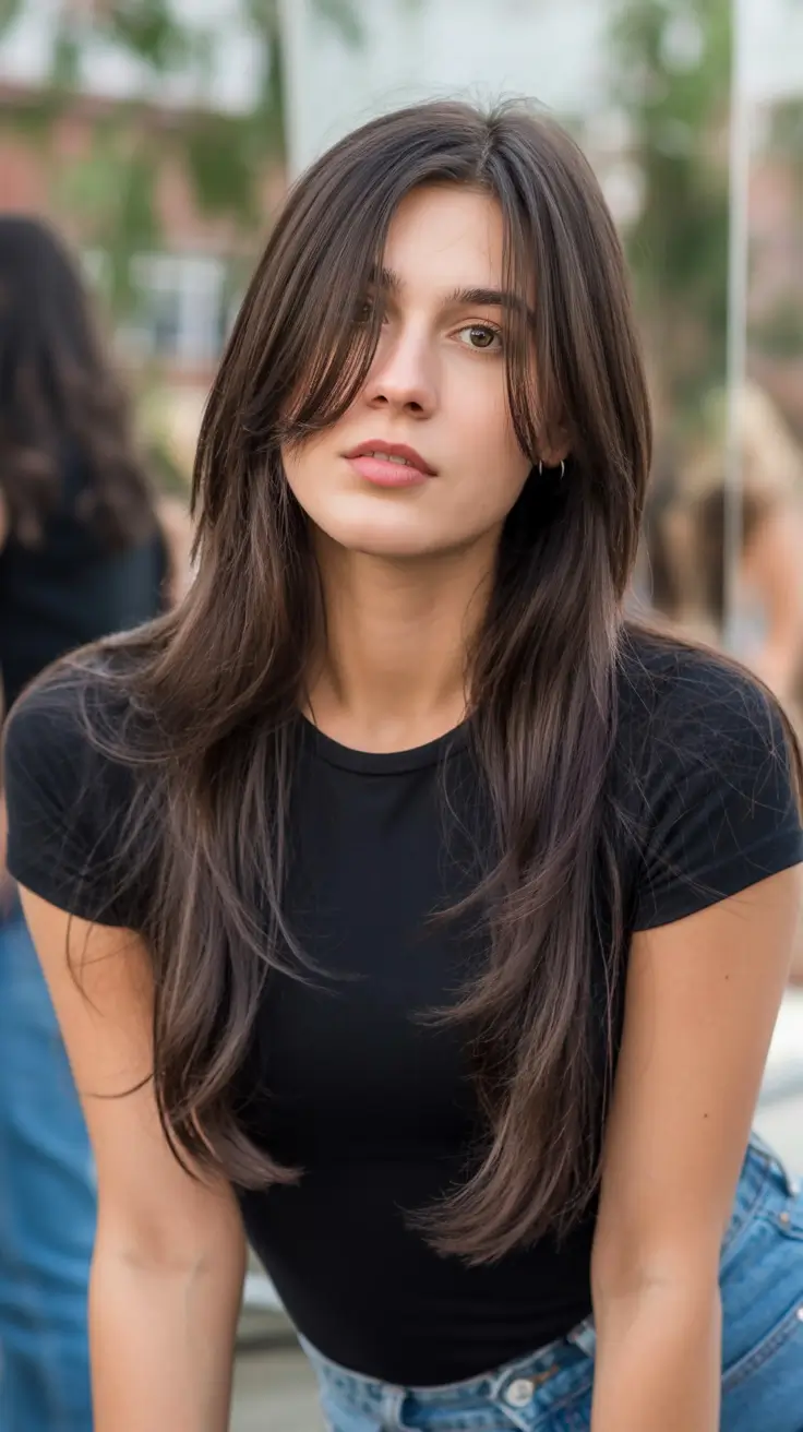 bold spring long haircut for 2026 Face-Softening Curtain Layers for the New Season