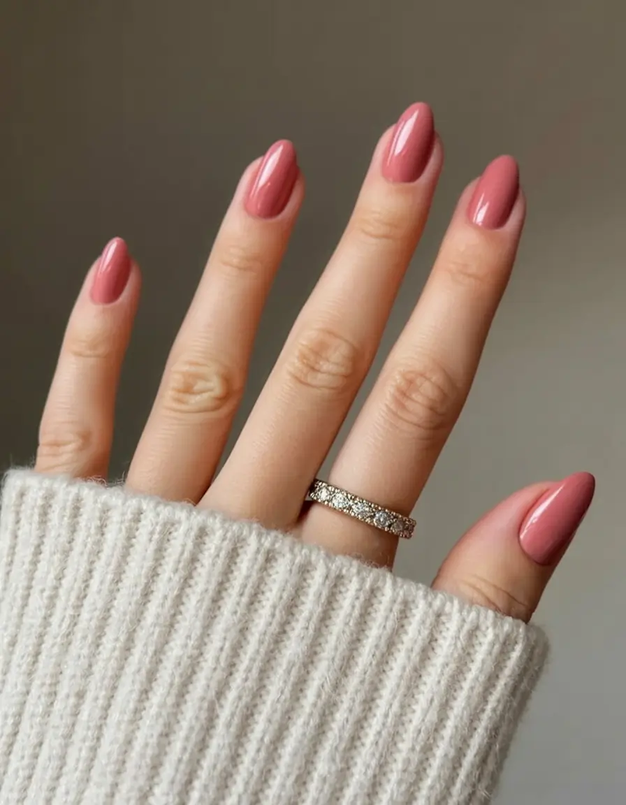 classy spring nails must have 2026 Warm Rosewood Classic