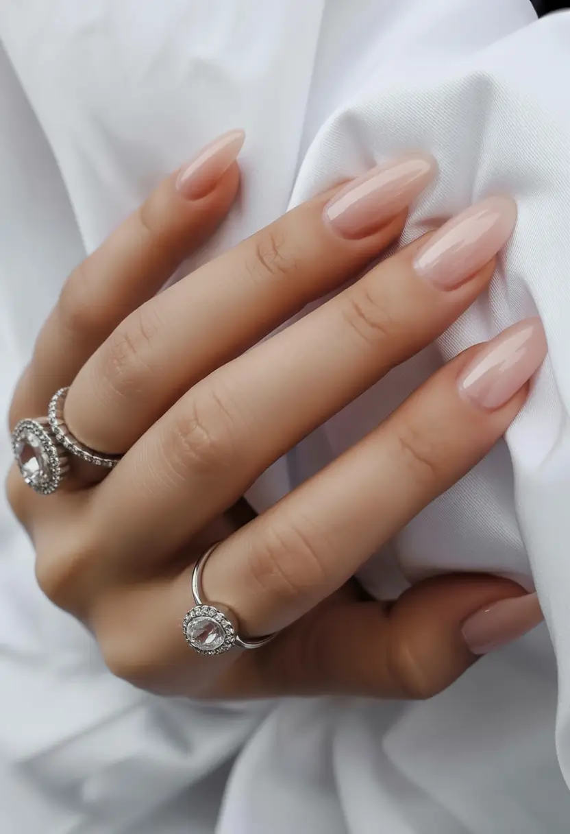 classy spring nails must have 2026 Champagne Blush