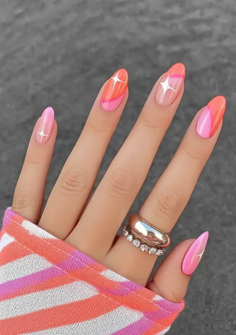 coolest fun spring nails 2026 Pop Art Shine