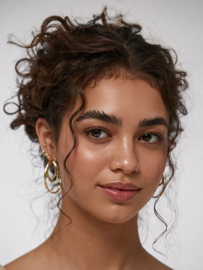 cute spring curly hairstyle ideas 2026 Romantic Curl Frame With Elevated Texture