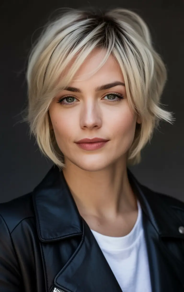 favorite spring haircuts for women over 60 2026 Soft Tousled Shag Bob