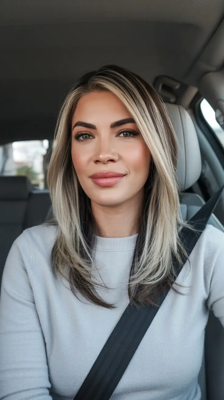 favorite spring haircuts for women over 60 2026 Soft Layered Blonde Midi Cut