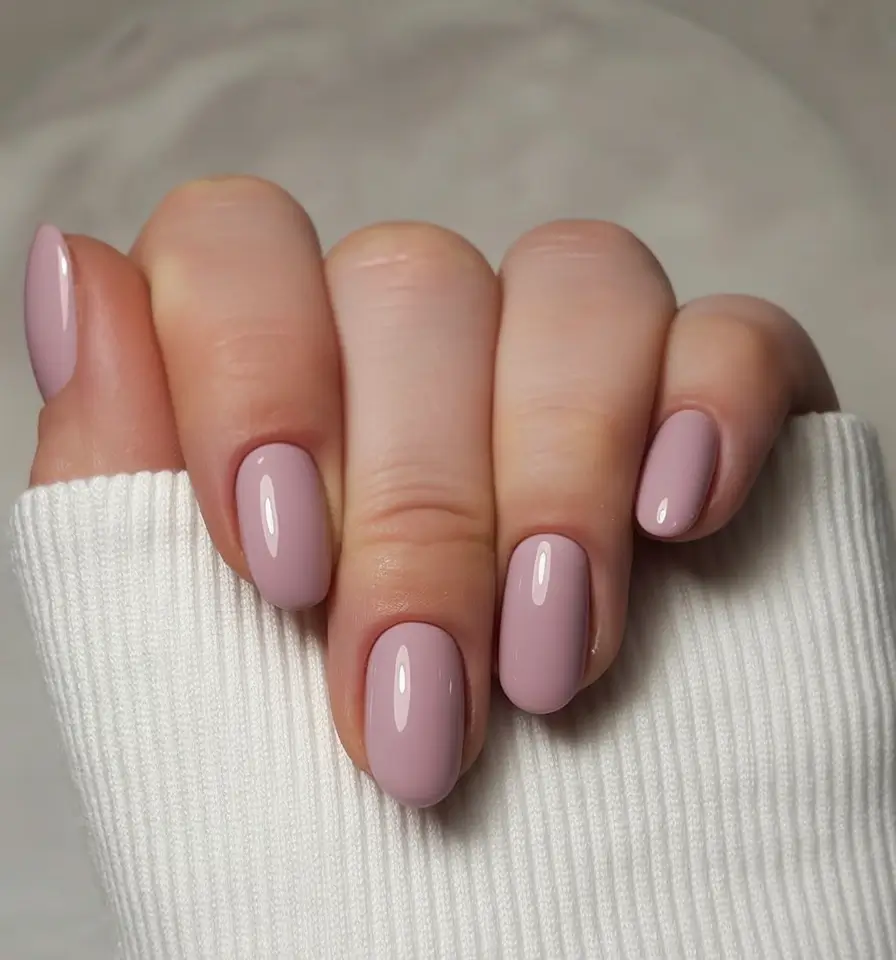 fresh spring nail colors 2026 Blush Petal Gloss