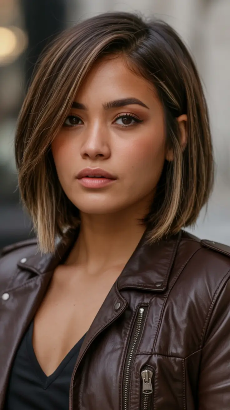 low maintenance spring haircuts for women over 50 2026 Glossy Bob with a Soft Side Part