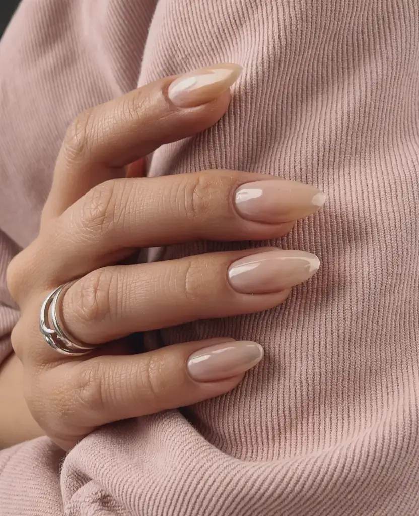 march 2026 nail colors ideas Milky Beige Minimalism