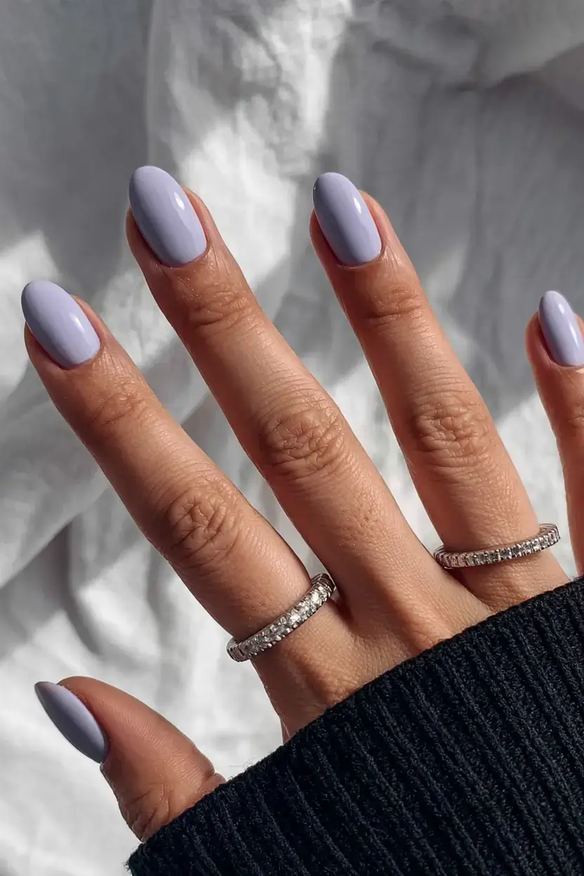 march 2026 nail colors ideas Lavender Cashmere