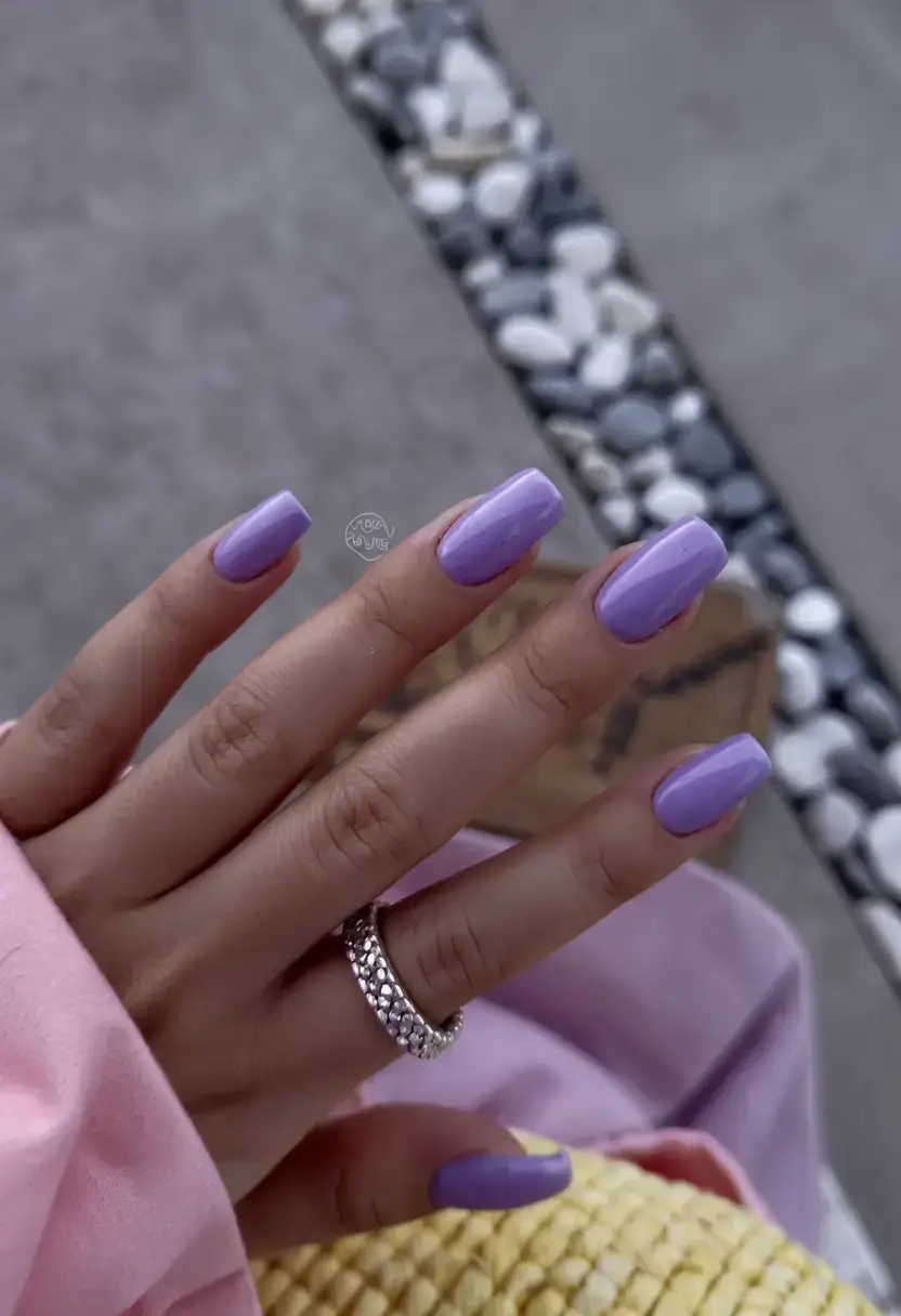 march 2026 nail colors ideas Lavender That Glows at Dusk