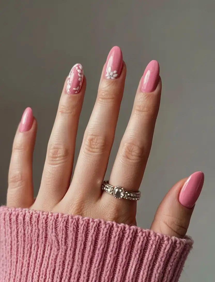 march nails design 2026 Rosy Petal Lane