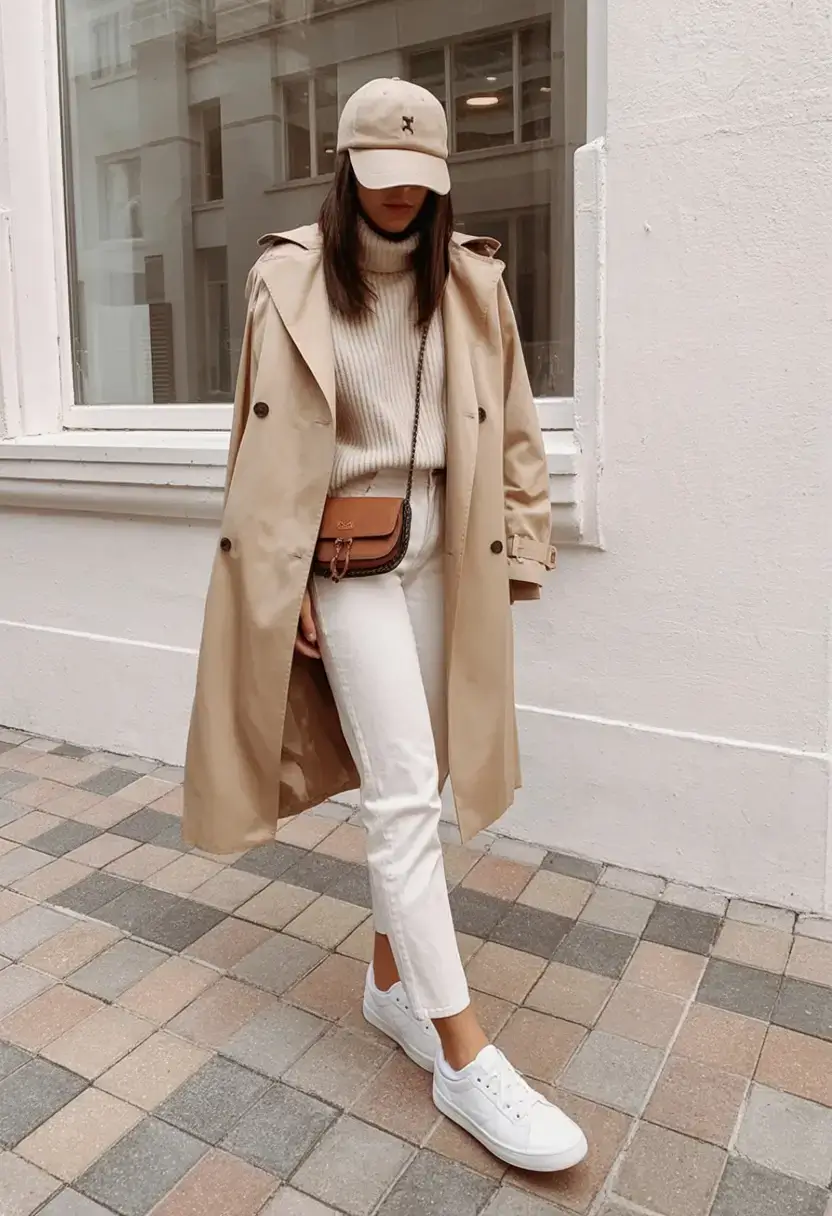 march outfits ideas 2026 Streetwear Neutrals with a Sporty Kick