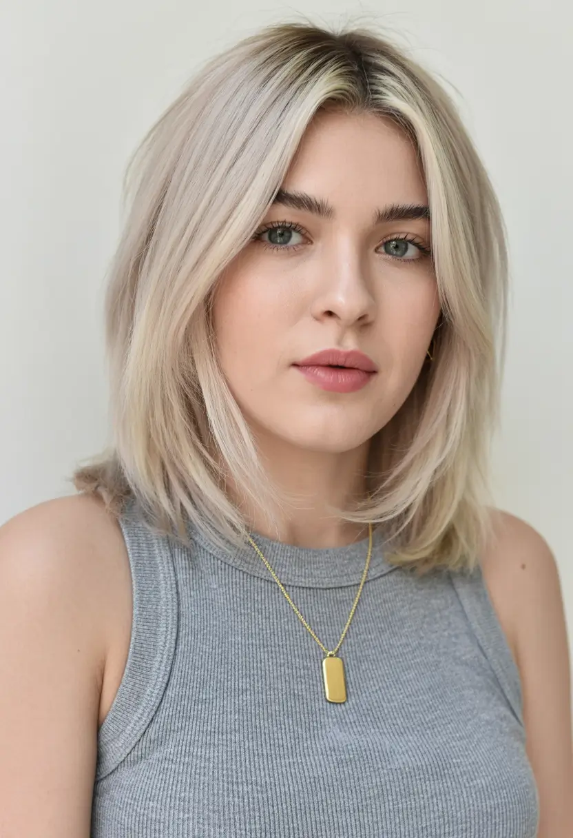 must try spring haircuts for women over 40 2026 Soft Blonde Layered Midi Cut