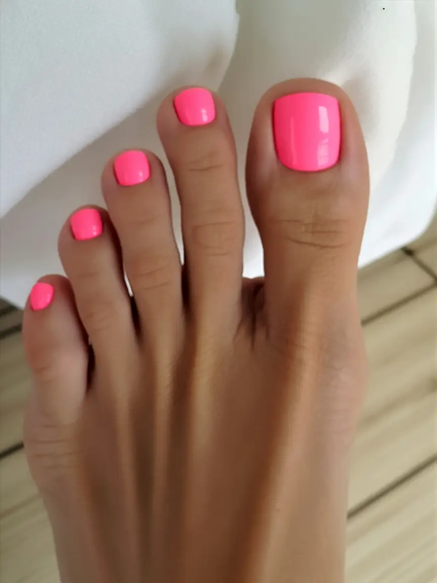 must try spring toe nail color 2026 Bold Coral Pop