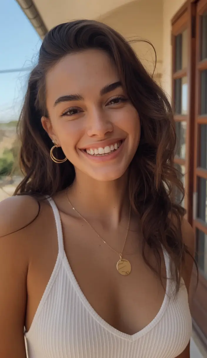 natural spring hair color for tan skin 2026+Sun-Soaked Cinnamon Tousle