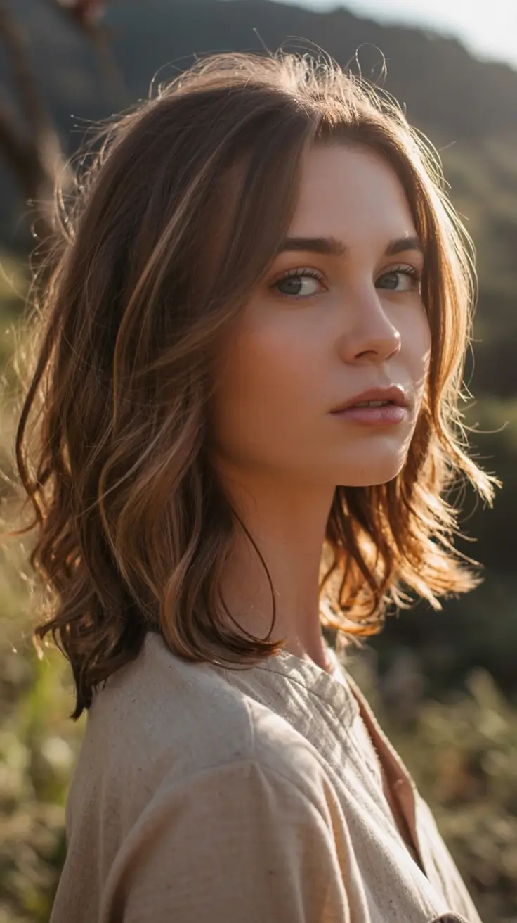 playful spring short haircut 2026 Sunlit Texture Bob with Soft Highlights