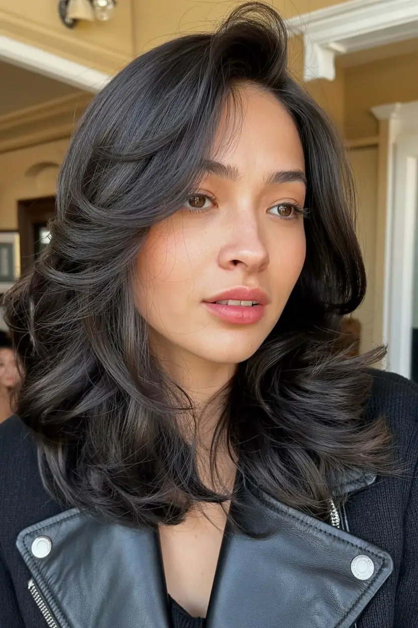 playful spring short haircut 2026 Voluminous S-Curve Layers with Airy Spring Lift