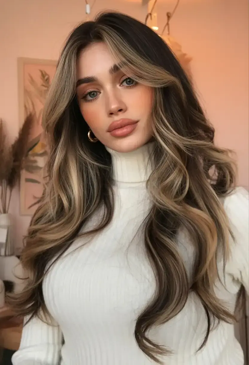 stunning spring hair color trends 2026+Rooted Mocha Swirl: Statement Hair That Still Feels Easy