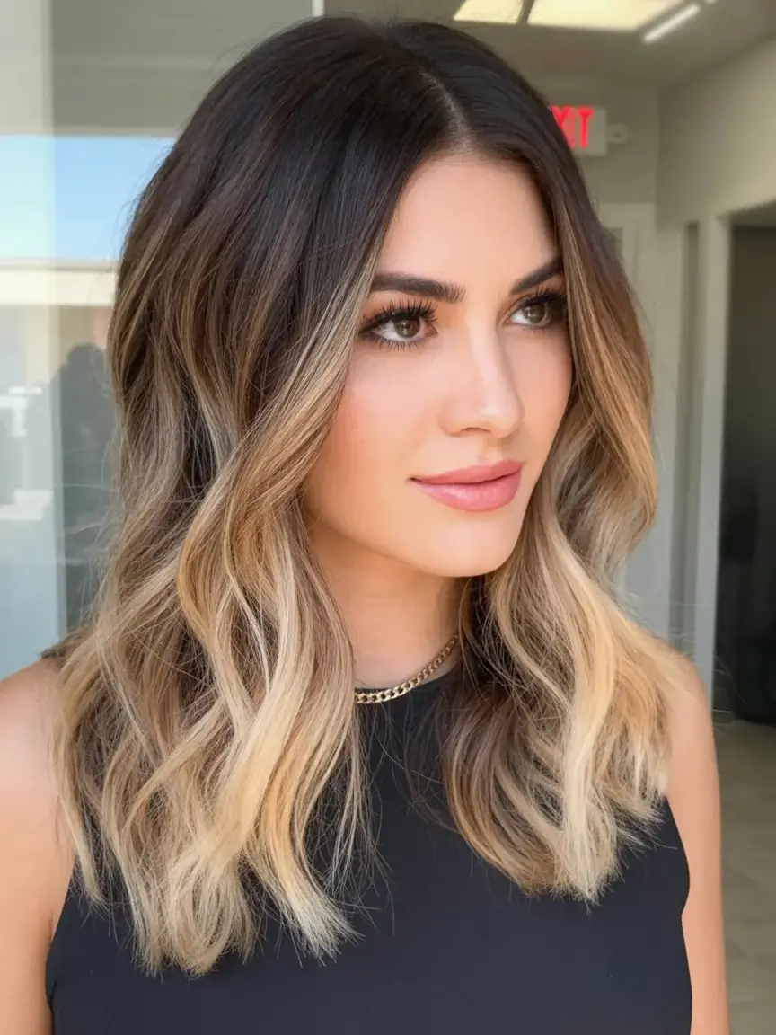 stunning spring hair color trends 2026+High-Contrast Butterlights: Blonde With Bite
