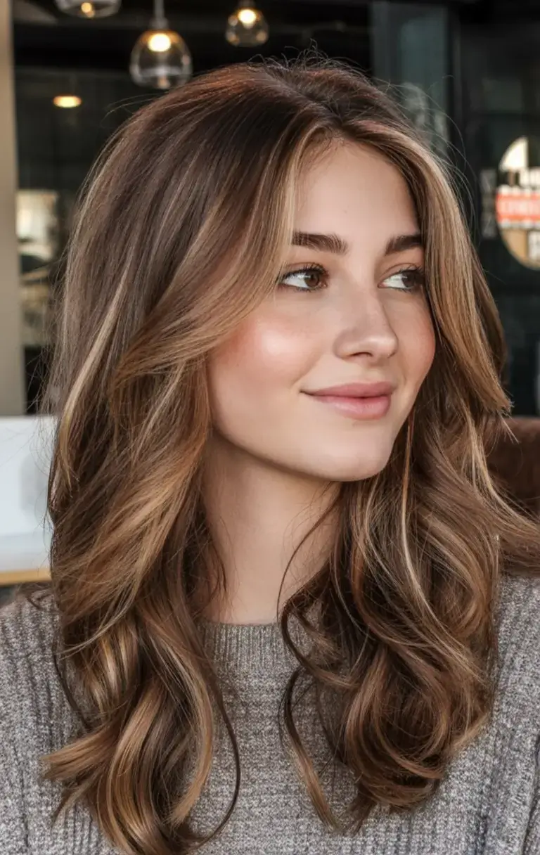 stunning spring hair color trends 2026+Golden Maple Ribbon: Effortless Elegance