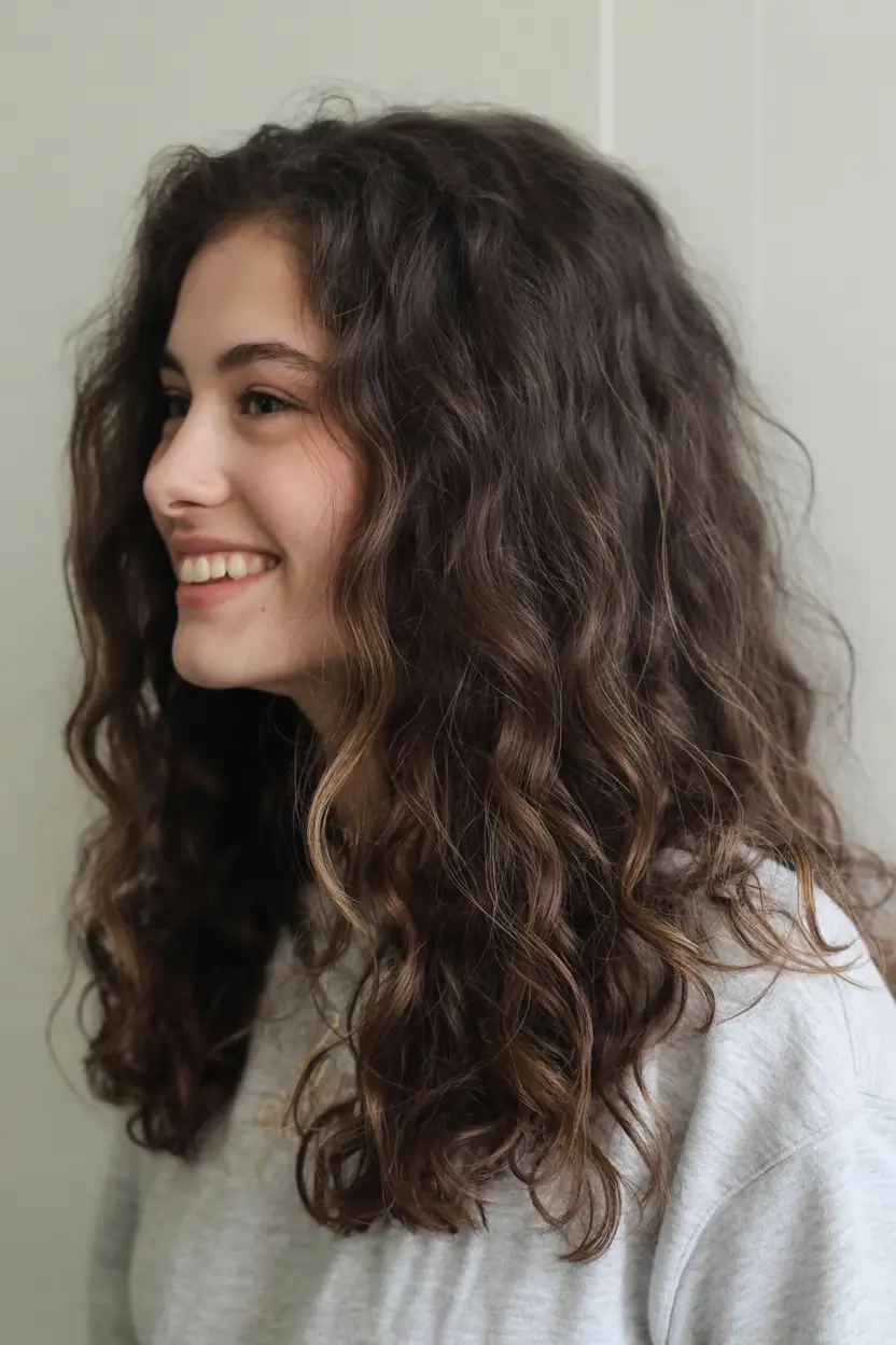 stylish spring haircut for wavy hair 2026 Natural Soft Curls With Youthful Spring Shape