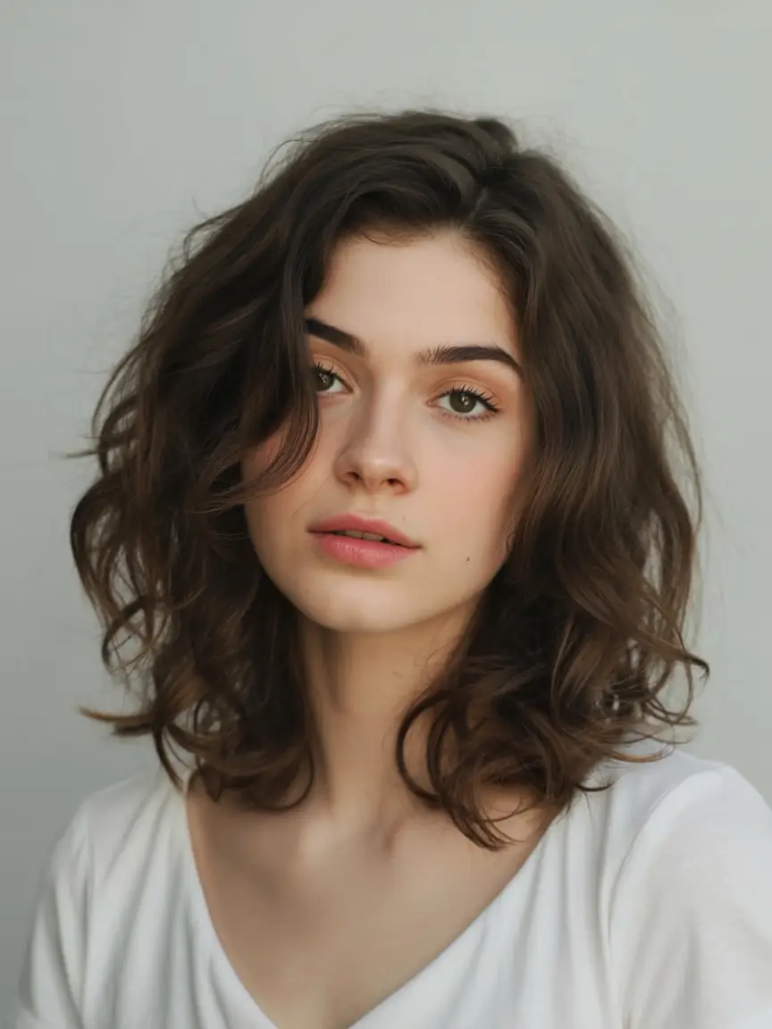 stylish spring haircuts for oval face shape 2026 Curly-Texture Revival Cut