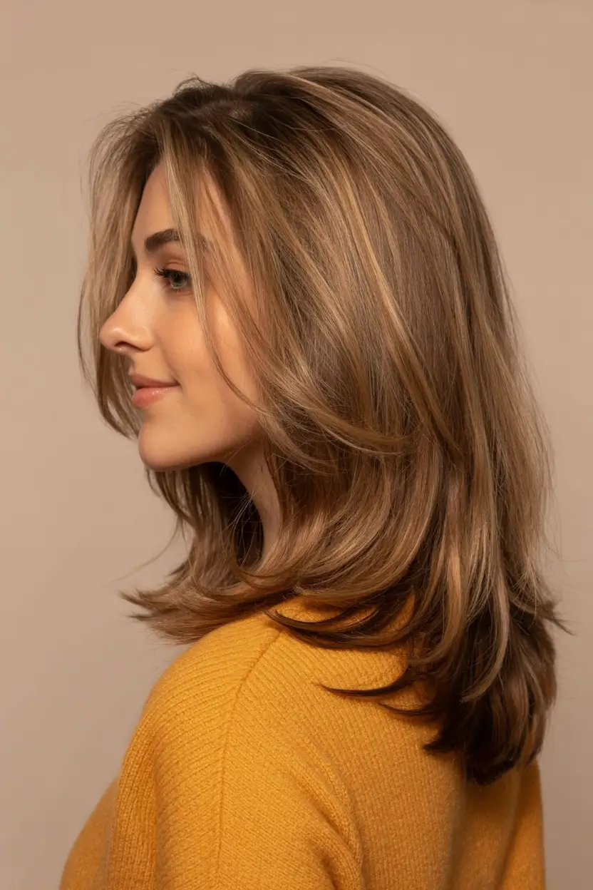 stylish spring haircuts for oval face shape 2026 Sunlit Layering with Natural Radiance