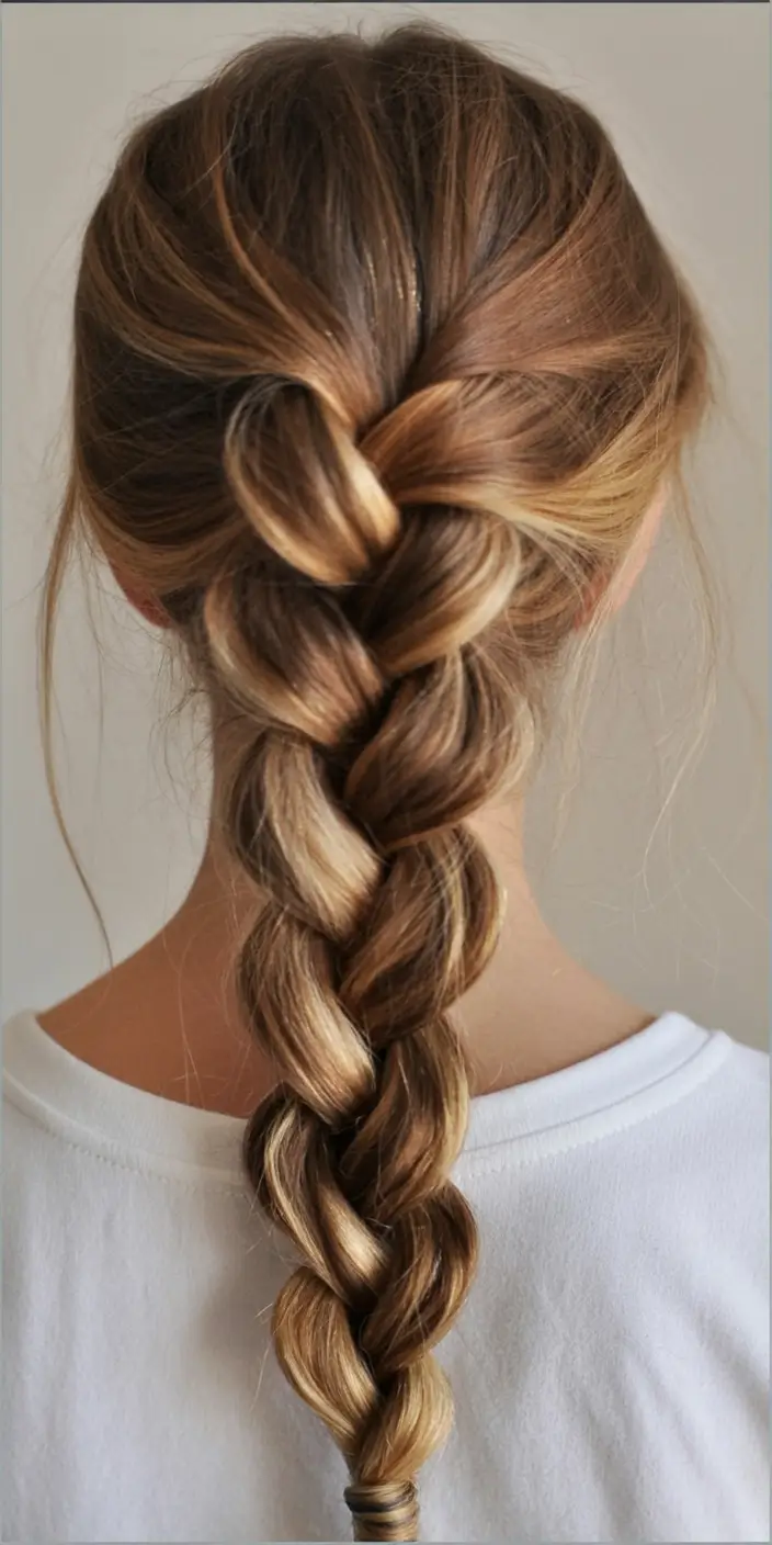 top spring braids hairstyle 2026 Classic French Braid with Bold Ribbon Highlights