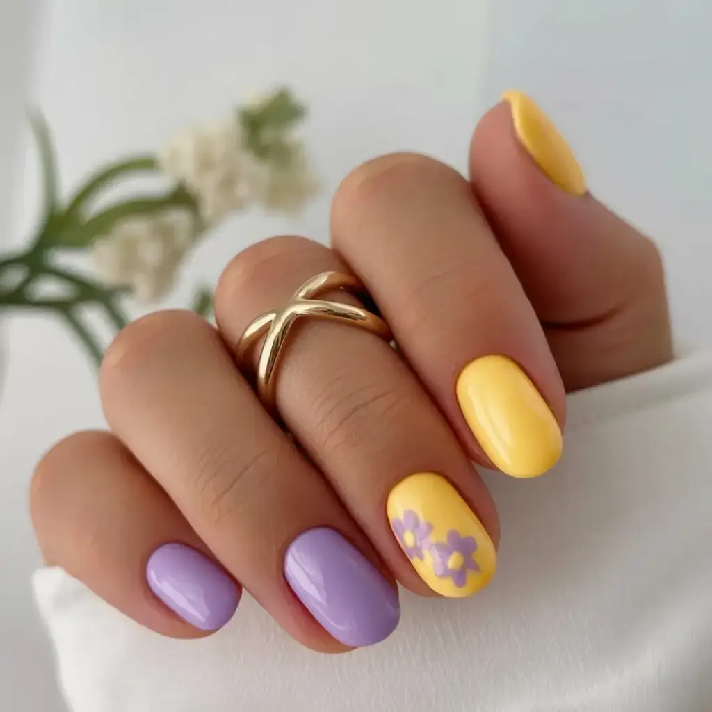 trendy nails for spring 2026 Daisy Chain Dream