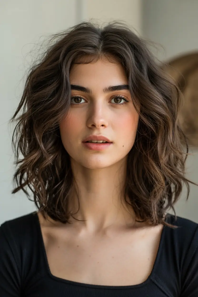 up to date spring short hairstyles 2026 Soft Mid-Length Spring Waves With Natural Depth