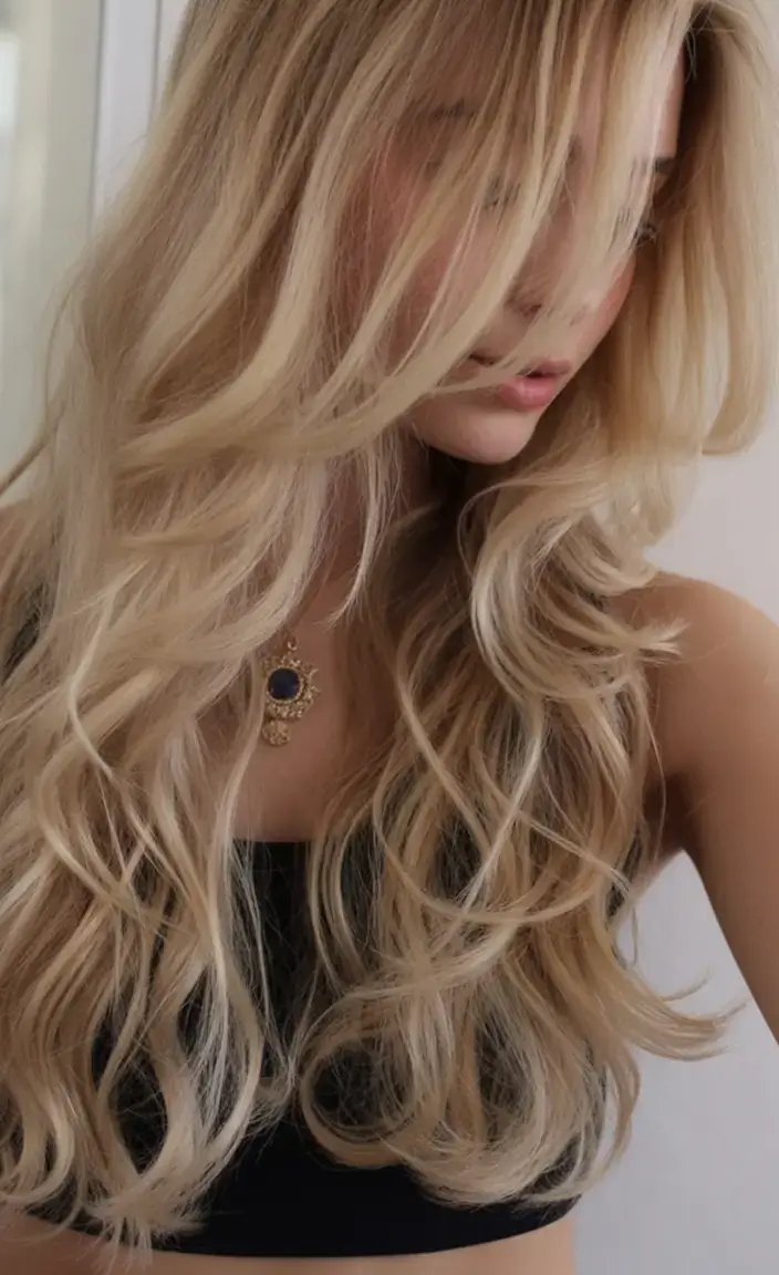 vibrant spring blonde hair color 2026 Soft Gold Layers with Airy Volume