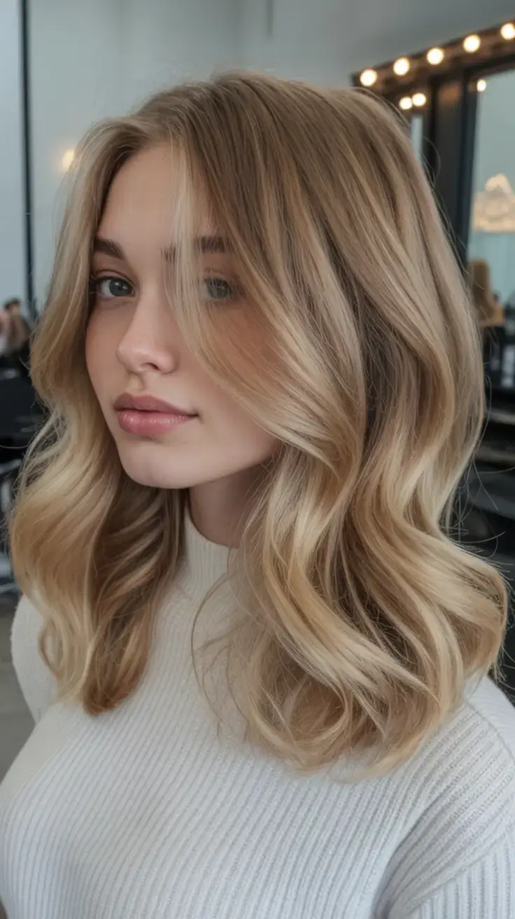 vibrant spring blonde hair color 2026 Classic Honey Blonde with a Modern Cut