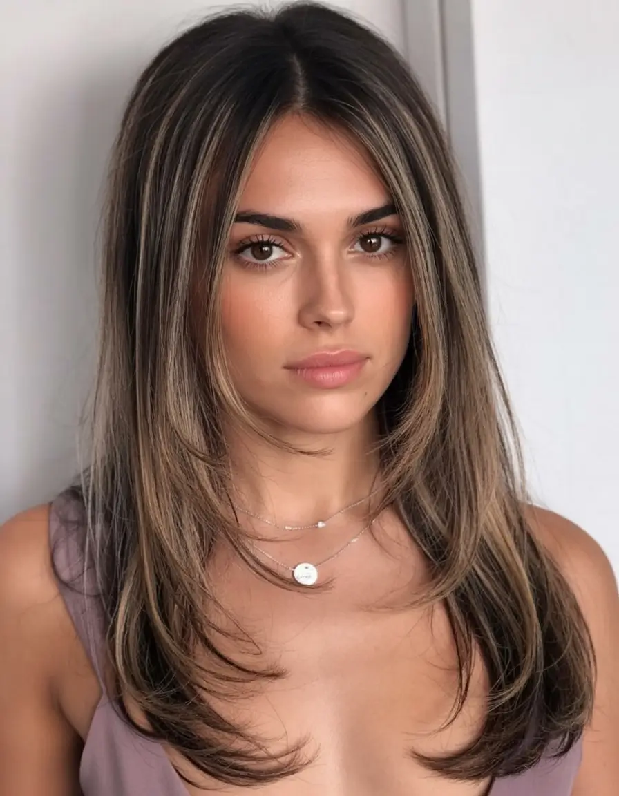 vibrant spring mid length haircut 2026 Soft Dimension and Delicate Front Framing