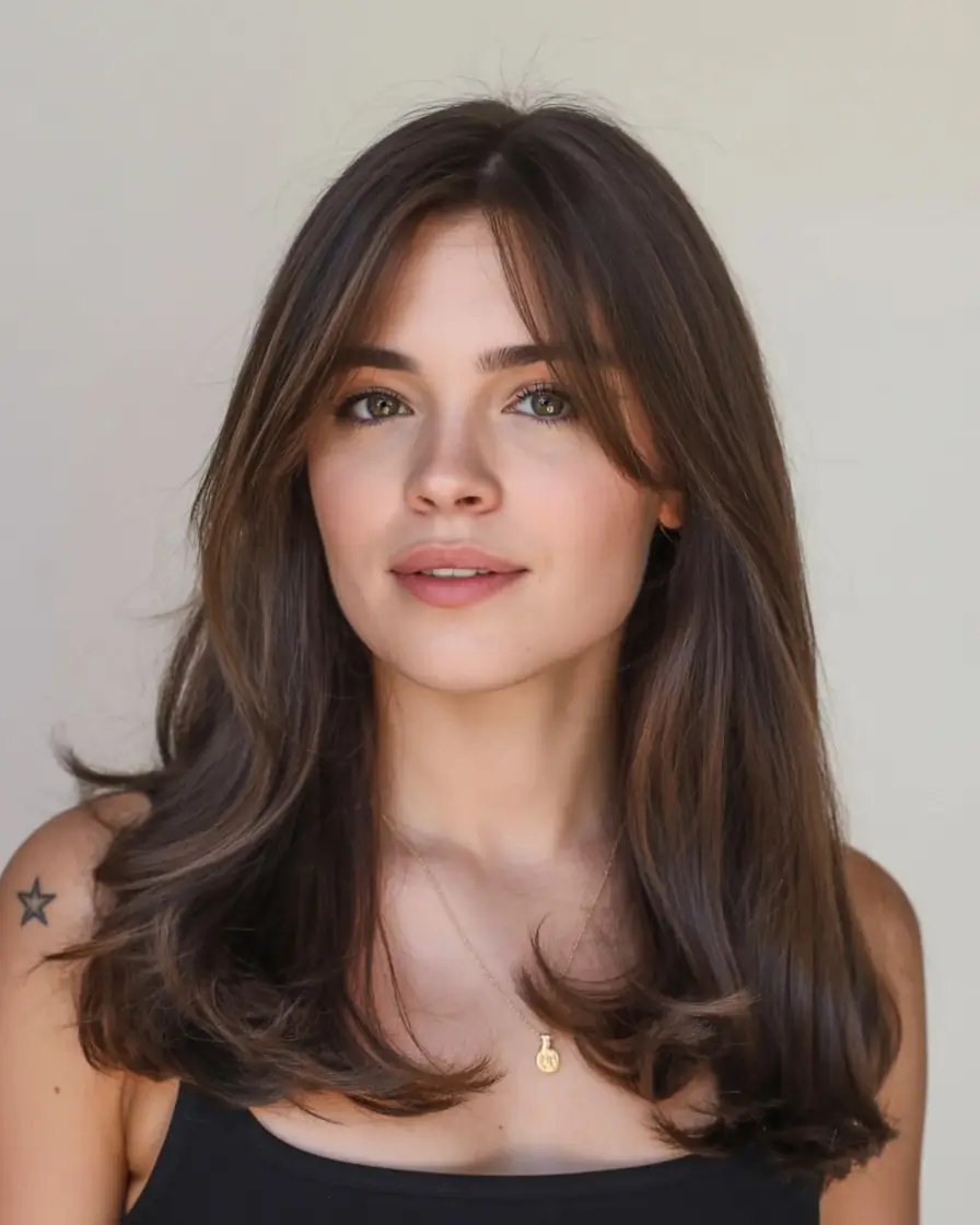 vibrant spring mid length haircut 2026 Soft Waves With Ultra-Gentle Face Framing