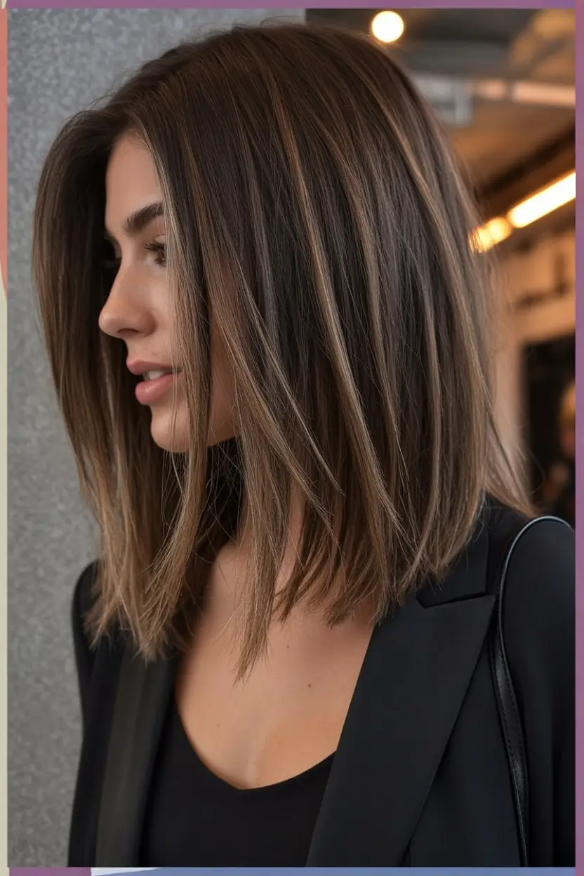 vibrant spring mid length haircut 2026 Structured Layers With Modern Contouring