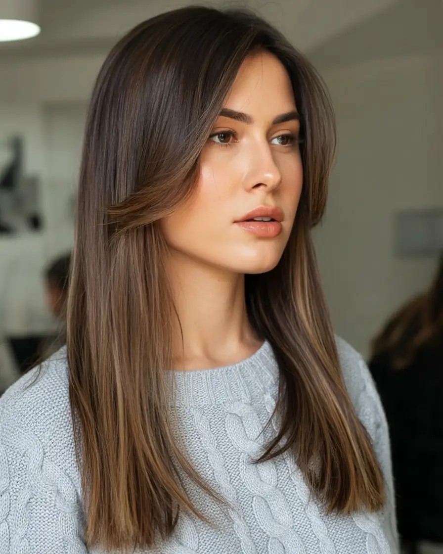 vibrant spring mid length haircut 2026 Flowing Layers With a Soft Face Frame