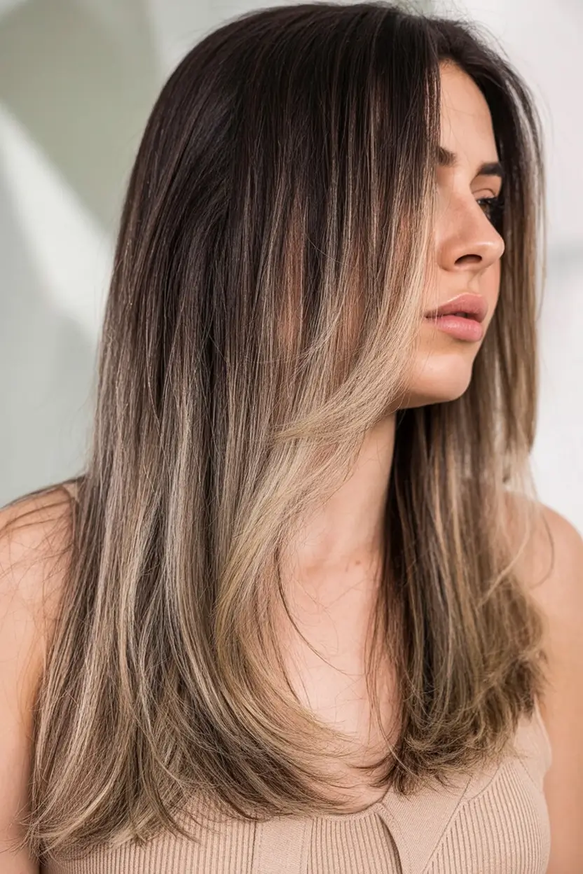 vibrant spring mid length haircut 2026 Rooted Blonde With a Soft Gradient