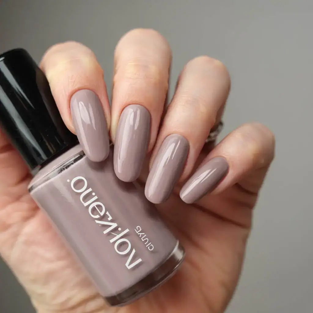 april nails colours spring 2026 Muted Taupe Elegance for Minimalist Spring Nails