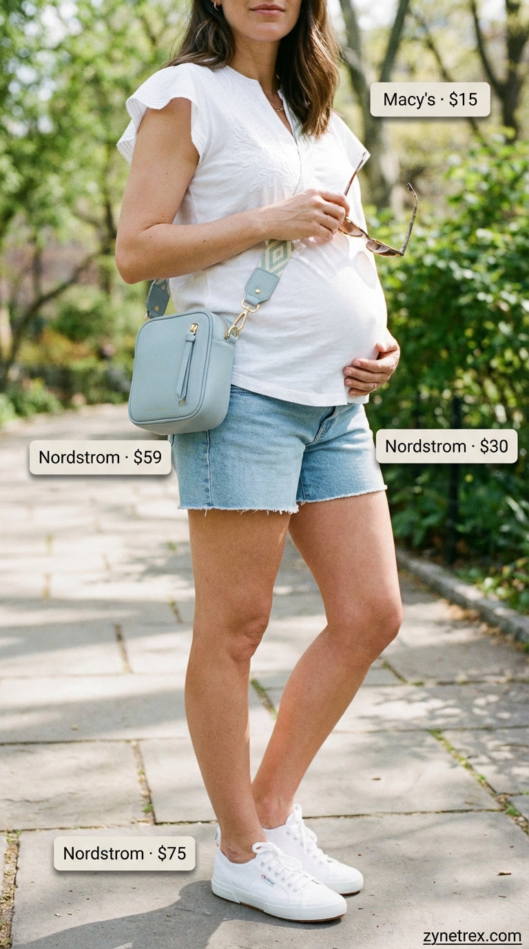 28 Casual Maternity Summer Outfits 2026 That Actually Work