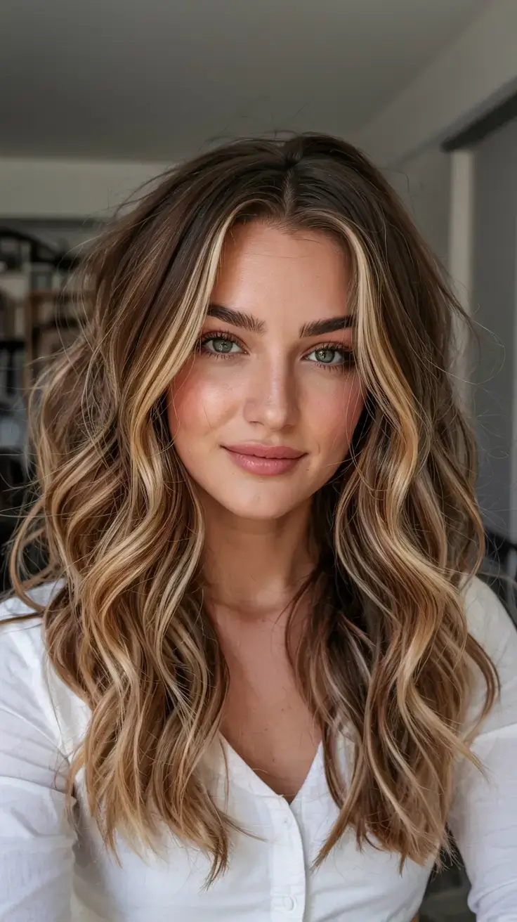creative spring balayage hair color ideas 2026 Dimensional Blonde Balayage with Natural Root Depth